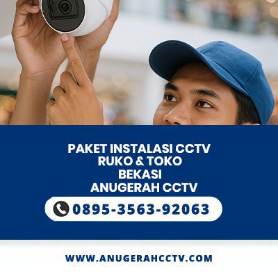 PAKET instalasi CCTV Ruko & Toko