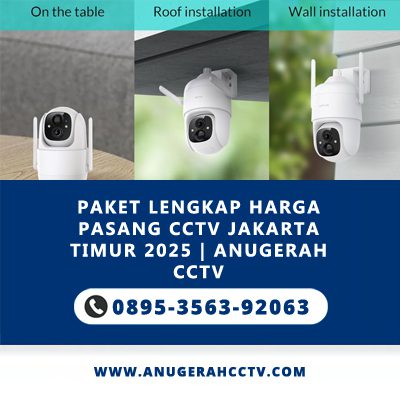 Paket Lengkap Harga Pasang CCTV Jakarta Timur 2025 | Anugerah CCTV